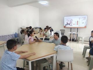 吴泰闸社区开展“古韵润童心”国学文化活动