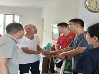 李营街道联合济宁市关爱退役军人基金会走访慰问退役军人
