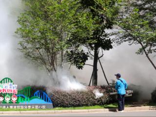 赣州蓉江新区开展夏季蚊蝇消杀防治工作