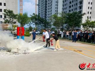 金乡县高河街道开展消防应急演练活动