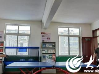 微山县张楼镇开展乒乓球友谊赛