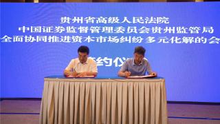 贵州探索多元解纷新机制 推动资本市场协同治理
