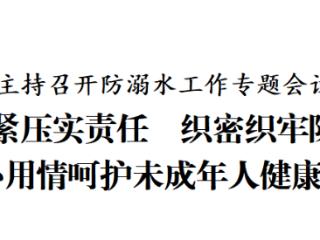 徐麟主持召开防溺水工作专题会议