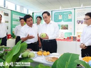 徐麟到省农业科学院调研 马汉成参加