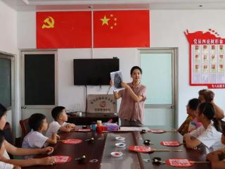 博兴县庞家镇开展“拓印非遗之美，第一书记艺术小课堂”主题活动
