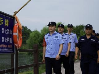 上饶市灵溪派出所防溺水巡查进行时