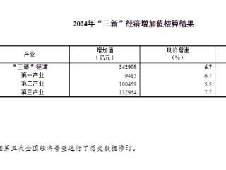 2024年我国“三新”经济增加值占国内生产总值的比重为18.01%