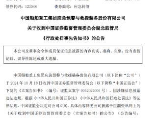 中船应急遭ST：年报出现会计差错，公司及相关责任人被罚