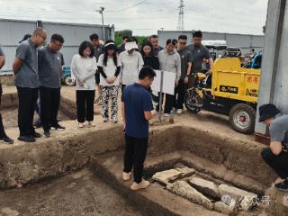 临沂市兰陵县神山镇东北村东遗址举办公众考古开放日活动