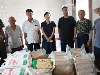 临沭县大兴镇为抗战老兵送温暖