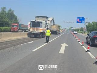 庆云公路分中心开展路面病害专项修复作业