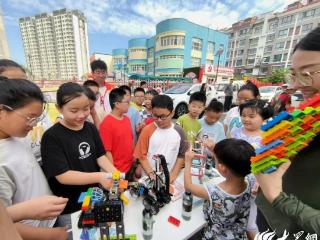 潍坊潍城区科协开展科普集市进社区活动