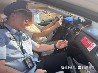 谎称计价器坏了不打表，无证还开出租车的司机被查