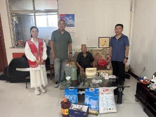 泰山区徐家楼街道宅子村“八一”慰问暖人心：91岁抗美援朝老兵忆峥嵘 老党员退伍兵余热映初心