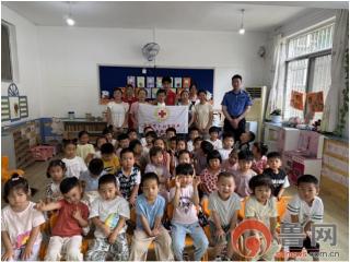 【我在文明实践中心过暑假 | 全环境立德树人】胶州市开展安全知识教育宣传活动