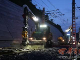 甘钟线电气化改造后首次集中修圆满收官 40天攻坚筑牢区域运输动脉