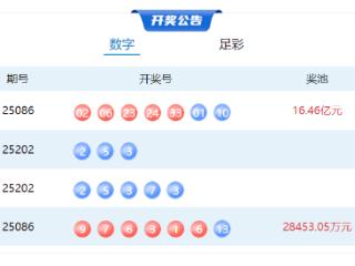 7月31日体彩中奖号码