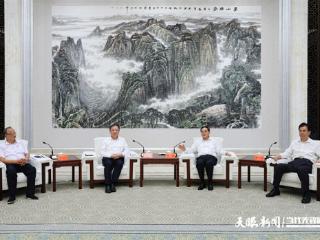 徐麟李炳军会见上海交通大学党委书记杨振斌一行