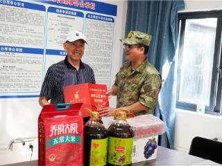 观山湖区人武部走访慰问96周岁抗美援朝退役老兵