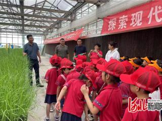 赵县：幼儿园小朋友走进农林科学院实验基地