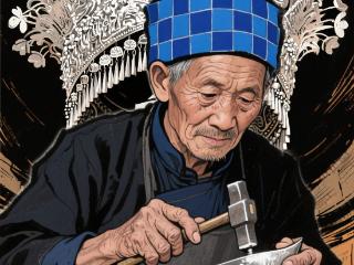 【黔东匠人】一锤一錾五十载 匠心独运守传承｜松桃76岁苗族银匠龙根主的坚守与传承