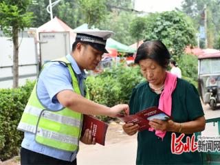 邯郸交巡警广平大队开展电动自行车交通安全整治行动