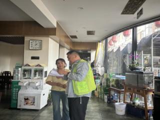 济阳街道财工街社区开展病媒生物防制宣传活动