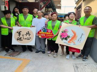 济阳街道京杭社区退役军人“志愿红”，绘就温暖“新画卷”