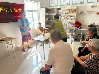 巧动双手益身心，济阳街道草桥口社区开展养生小课堂