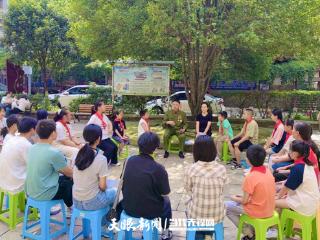 白云区龚家寨街道关工委开展青少年爱国主义教育活动