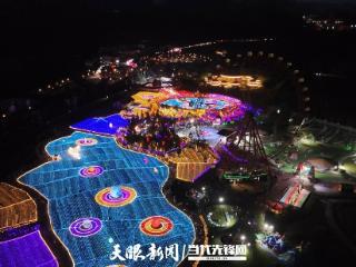 持续至8月底！贵定金海雪山璀璨灯光点亮“夜游”IP