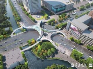 保留青石板路，建两处过街天桥，济南泉城路改造设计方案公布