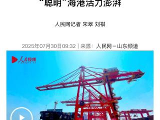 “聪明”海港活力澎湃！央媒聚焦报道山东港口日照港智慧绿色转型