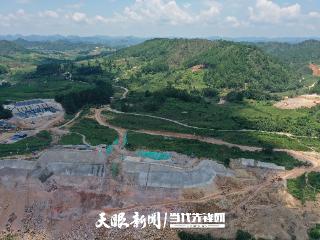 每天保持3500立方米开挖强度｜贵州宣威水库工程多面施工建设提速