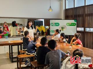 秦皇岛市北戴河区文化馆图书馆举办少儿茶艺体验活动