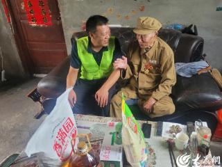 邹城市大束街道开展退役军人走访慰问活动