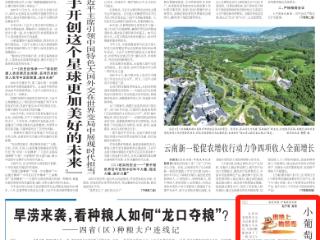 《农民日报》头版关注贵州马头村：小葡萄串起“甜蜜产业链”