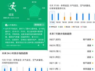 全民健身日来袭！墨迹天气“AI 生活指数”守护全民健康，让运动更科学！
