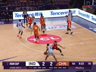 男篮亚洲杯|两连胜！中国队100：69轻取印度，全员皆有得分