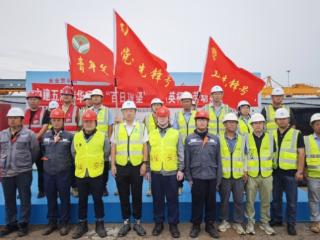 中建五局山东公司烟台韩华项目启动“百日攻坚”“超英杯”劳动竞赛