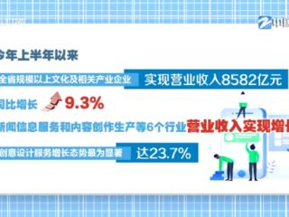 奋战三季度 跑好下半场丨创意设计服务表现亮眼 上半年全省规模以上文化及相关产业企业营业收入增长9.3%