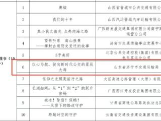 济宁公交《以心为舵，驶向新时代公交的星辰大海》作品喜获佳绩