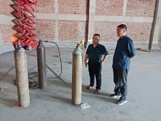 荣成经济开发区严把工业气瓶安全关