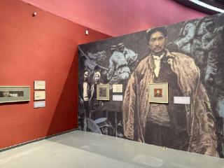 《可爱的中国》绘画研究展来到方志敏的家乡
