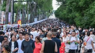 一键切换！新民大街“越夜越美丽”(图1)
