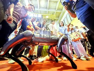 视源股份全栈自研机器人首次亮相世界机器人大会 定位“3D岗”生产力伙伴