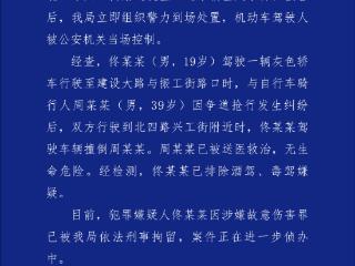 沈阳警方通报车辆撞人事件：涉事司机被刑拘