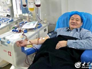 临沂市中心血站“热血沂蒙英雄榜”⑭丨王恩来：27年累计献血24600毫升 在教书育人中传递助人乐己的生命课