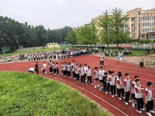 莒南县文疃镇初级中学2024级学生暑期体质检测工作顺利完成‌