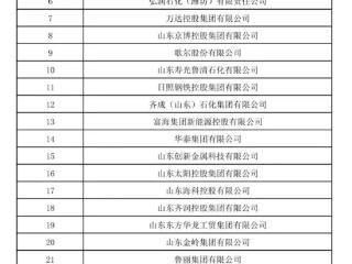 山东民营企业200强公示！济宁多家企业上榜